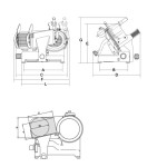 Αλλαντομηχανή Λεπίδα 300mm PALLADIO 300 TOP SRM-PALLADIO 300 TOP
